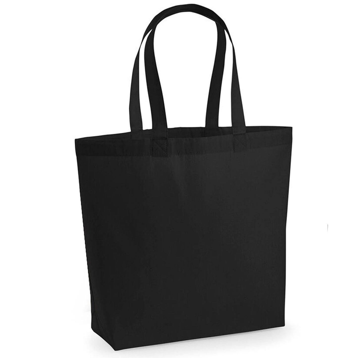 Personalised Silver Monogram Print Tote Bag In Black